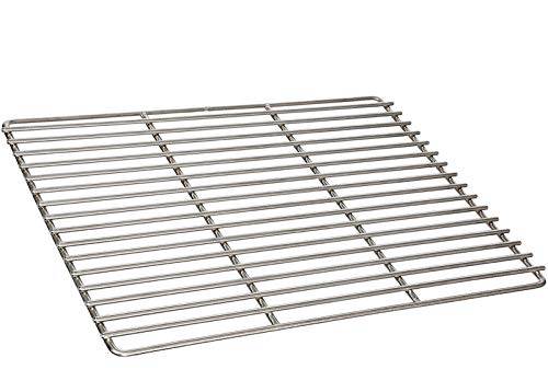 Massiver Grillrost 84 x 40 cm aus Edelstahl 8 mm Grillstababstand 14 mm rostfrei und elektropoliert von WiMi