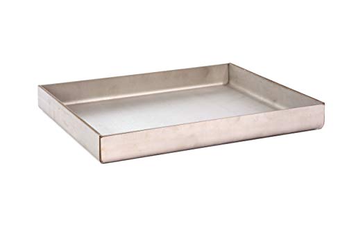 Plancha 25 cm/30 cm /3,5 cm / 4 mm Edelstahl Feuerschale Grillplatte Feuerplatte Grillschale Grillpfanne Pfanne von WiMi