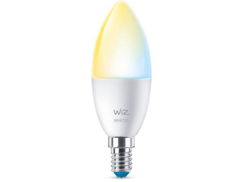 WIZ LED-Leuchtmittel Kerzenform C37 E14 4,9W warmweiß bis kaltweiß smart von WiZ