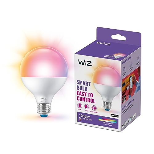 WiZ G95 LED Lampe Tunable White und Color, 75W, dimmbar, 16 Mio, Farben, smarte Steuerung per App/Stimme über WLAN von WiZ