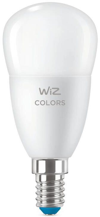 WiZ LED-Leuchtmittel Tropfenform, E14, 1 St., Farbwechsler, White&Color 40W E14 Tunable matt Einzelpack von WiZ