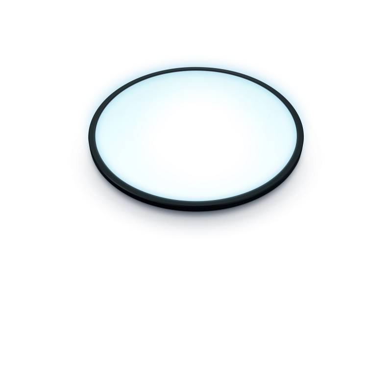 WiZ Panelleuchte 'SuperSlim' schwarz Ø 24 cm 1300 lm von WiZ