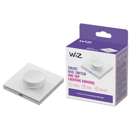 WiZ Smart Dial Switch - Tragbare Dimm- und Szenensteuerung mit nur einem Klick, aufladbar über USB, kabellose WLAN-Verbindung WiZ Smart Dial Switch - Tragbare Dimm- und Szenensteuerung mit nur einem Klick, aufladbar über USB, kabellose WLAN-Verbindung von WiZ