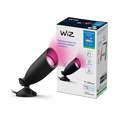 WiZ Tunable White and Color Outdoor Spot, dimmbar, warm- bis kaltweiß, 16 Mio. Farben, 12V, smarte Steuerung per App/Stimme über WLAN von WiZ