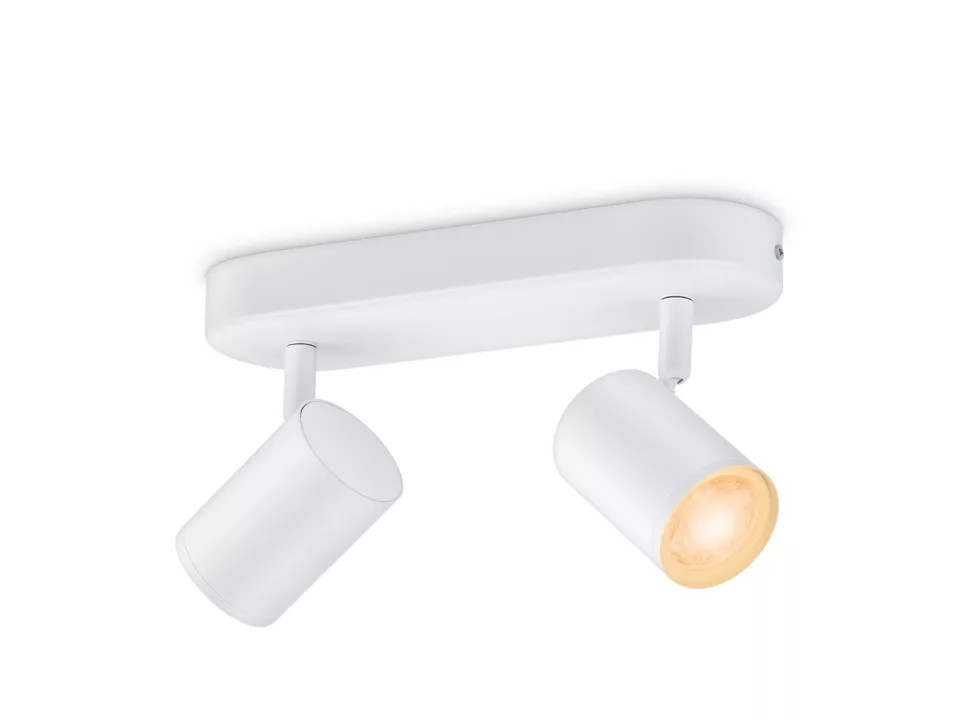 Wiz 2er Spot Imageo 5W RGB weiß Wiz 2er Spot Imageo 5W RGB weiß von WiZ