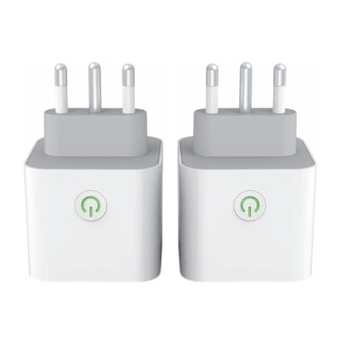 Wiby Smart Plug WiFi 16 A (3680 W) mit Energieüberwachung ± 1%, manuelle Steuerung ON/OFF, Kabel 1,5 m H05VV-F, App Smart Life/Tuya, kompatibel mit Alexa und Google Home, CE/IMQ/RoHS, IP20, 2 von Wiby
