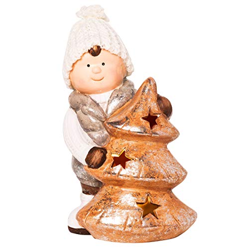 Wichtelstube-Kollektion LED Dekofigur Winterkind Weihnachten Deko Weihnachtsdeko Figuren Garten Wichtelstube-Kollektion LED Dekofigur Winterkind Weihnachten Deko Weihnachtsdeko Figuren Garten von Wichtelstube-Kollektion