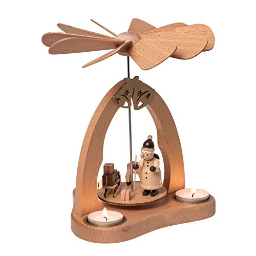Wichtelstube-Kollektion Weihnachtspyramide f. Teelicht, 24cm Buchenholz, Pyramide Weihnachten Wichtelstube-Kollektion Weihnachtspyramide f. Teelicht, 24cm Buchenholz, Pyramide Weihnachten von Wichtelstube-Kollektion
