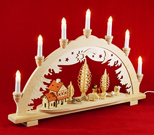 Wichtelstube-Kollektion XXL Schwibbogen Schafe mit Schäfer Original Vogtland Souvenir Schwippbogen Lichterbogen Wichtelstube-Kollektion XXL Schwibbogen Schafe mit Schäfer Original Vogtland Souvenir Schwippbogen Lichterbogen von Wichtelstube-Kollektion