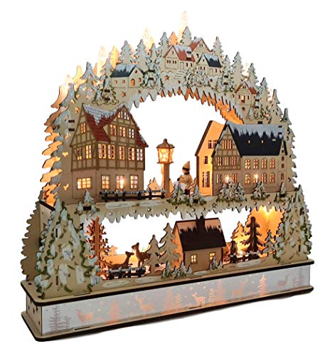 Wichtelstube-Kollektion XXL Schwibbogen mit Podest + LED Beleuchtung, Lichterbogen mit Erhöhung, Schwippbogen beidseitig bemalt, Weihnachtsdeko innen Weihnachtsdeko Fenster aus Holz Wichtelstube-Kollektion XXL Schwibbogen mit Podest + LED Beleuchtung, Lichterbogen mit Erhöhung, Schwippbogen beidseitig bemalt, Weihnachtsdeko innen Weihnachtsdeko Fenster aus Holz von Wichtelstube-Kollektion