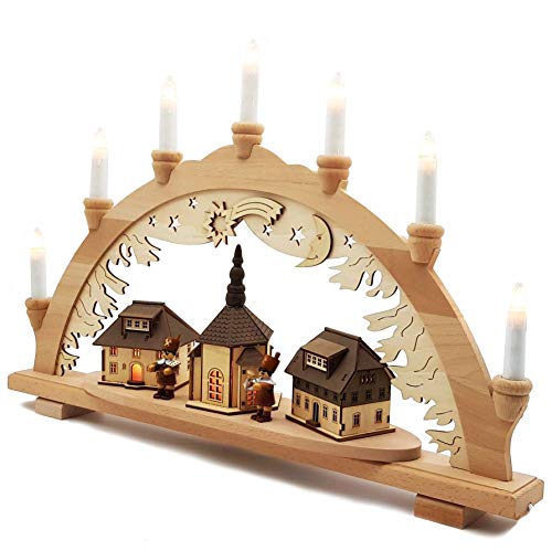 XXL Schwibbogen Innenbeleuchtet Seiffener Kirche Original Vogtland Souvenir Schwippbogen Lichterbogen 57cm XXL Schwibbogen Innenbeleuchtet Seiffener Kirche Original Vogtland Souvenir Schwippbogen Lichterbogen 57cm von Wichtelstube-Kollektion
