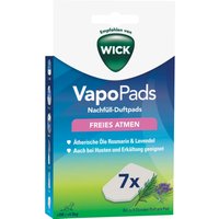 WICK Inhalations-Zusatz "VapoPads Rosmarin & Lavendel - VBR" Passen zu unseren Luftbefeuchtern, Inhalatoren & Diffusoren, 7er-Pack WICK Inhalations-Zusatz "VapoPads Rosmarin & Lavendel - VBR" Passen zu unseren Luftbefeuchtern, Inhalatoren & Diffusoren, 7er-Pack von Wick