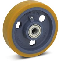 Wicke PU-Rad, Rillenkugellager, ØxB 150 x 50 mm, TK 660 kg von Wicke