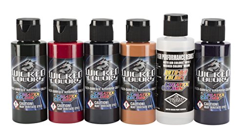 Wicked Colors Steve Driscoll Flesh Airbrush Set, 57 g von Createx