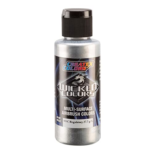 Wicked W355 Aluminum Fine [like Auto-Air 4101 Aluminum Base Fine] 60 ml von Wicked Colors