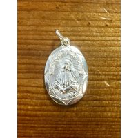 Silber Platte Religiöse Medaille Mutter Cabrini Herz-Jesu-Medaille Kann Ich Alle Dinge in Ihnen Tun, Die Mich Vintage Stärken von WickedCrafts
