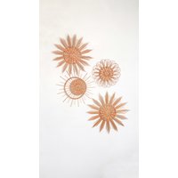 Wandbehang Für Baby Und Kind, Korb Mit Korb, Sonnenkorb, Sonnenblume von WickerBasketDesign