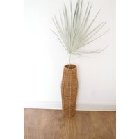 Wicker Dekorative Vase, Bodenvase, Wohnkultur, Weidenvase, Handgefertigte Vase von WickerBasketDesign