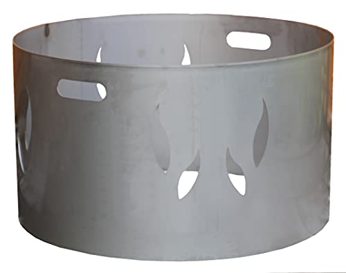 Aufsatz Feuertonne Edelstahl 530 mm für Feuerschale 550 mm 55 cm Aufsatz Feuertonne Edelstahl 530 mm für Feuerschale 550 mm 55 cm von Wida