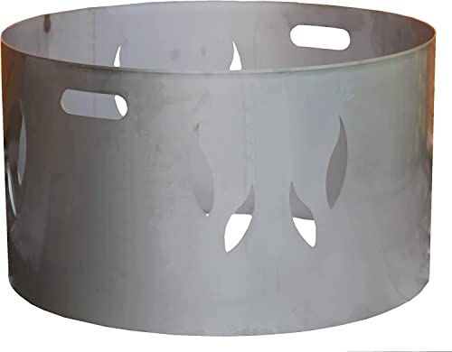 Wida Edelstahl Feuertonne 77 cm für Feuerschale 80 cm Modern von Wida