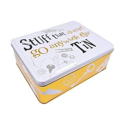 Aufbewahrungsdose, lustiges Geschenk – Stuff that doesn't go anywhere else Tin 0759 Aufbewahrungsdose, lustiges Geschenk – Stuff that doesn't go anywhere else Tin 0759 von Widdle Gifts