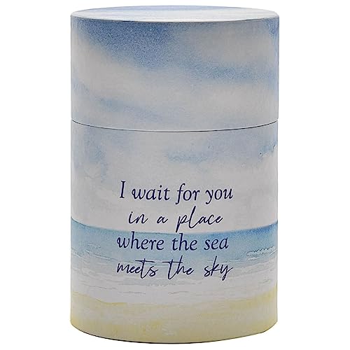 Widdle Gifts Urne zum Streuen, für Asche, 12 cm, Design 'I Wait For You' Widdle Gifts Urne zum Streuen, für Asche, 12 cm, Design 'I Wait For You' von Widdle Gifts