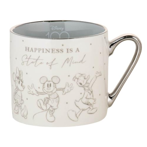 Disney 100 Premium Tasse - Happiness is a State of Mind - in einer Deckelbox mit Folie von Widdop and Co