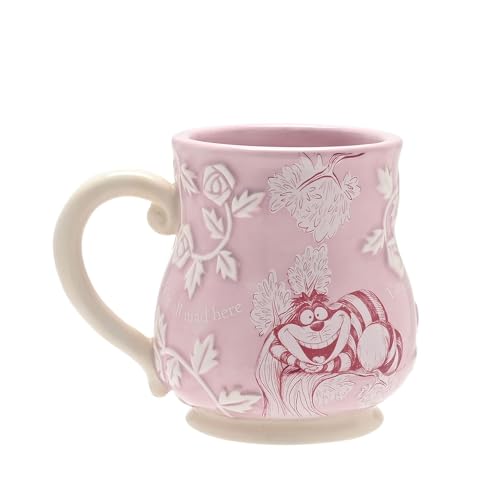 Disney Alice im Wunderland geprägte Tasse – Grinsekatze von Widdop and Co