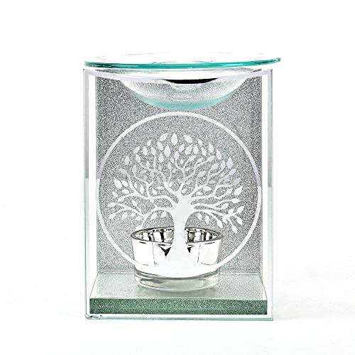 Hestia Glass Tree of Life Oil Burner von Widdop and Co