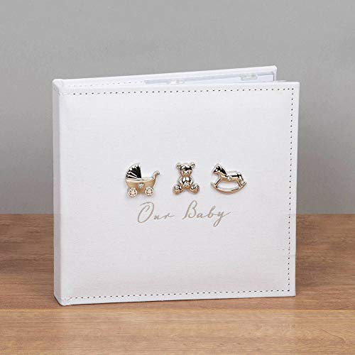 Widdop Our Baby CG1566 Beautiful Baby Photo Album Holds 50 6 x 4 Photos von Widdop and Co