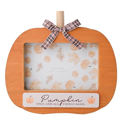 Widdop and Co. Country Living Bilderrahmen zur Wandmontage, selbststehend, Kürbisform, 15,2 x 10,2 cm, Herbstliches Heimdekor, Geschenk, dekoratives Schild für Wohnzimmer, Küche oder Schlafzimmer, H Widdop and Co. Country Living Bilderrahmen zur Wandmontage, selbststehend, Kürbisform, 15,2 x 10,2 cm, Herbstliches Heimdekor, Geschenk, dekoratives Schild für Wohnzimmer, Küche oder Schlafzimmer, H von Widdop and Co