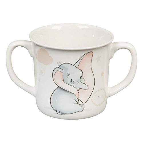 Disney-Magical-Beginnings-Tasse mit zwei Henkeln, Dumbo-Motiv „Welcome to the World“. von Widdop and Co