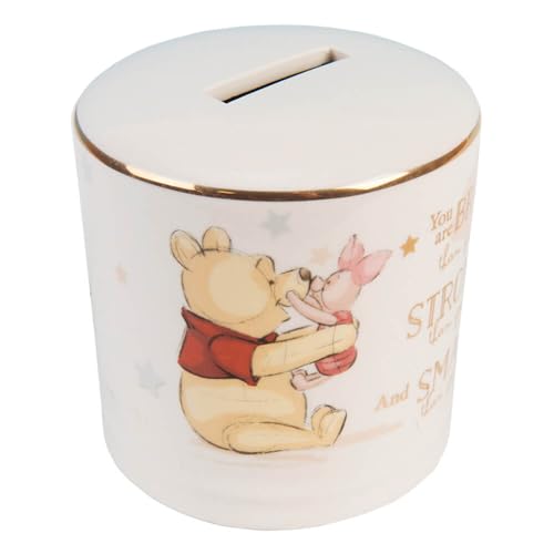 Disney Magical Beginnings DI406 Spardose aus Keramik, Winnie Puuh von Widdop and Co