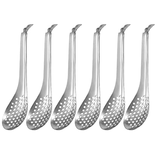 6 Pcs Schlitz Servierlöffel,WideSmart Edelstahl Kaviarlöffel Schlitzlöffel Servierlöffel Kaviar Löffel Suppe Servierlöffel Geschlitzter Löffel Salatlöffel Abendessen Utensilien Molekularer Löffe 6 Pcs Schlitz Servierlöffel,WideSmart Edelstahl Kaviarlöffel Schlitzlöffel Servierlöffel Kaviar Löffel Suppe Servierlöffel Geschlitzter Löffel Salatlöffel Abendessen Utensilien Molekularer Löffe von WideSmart
