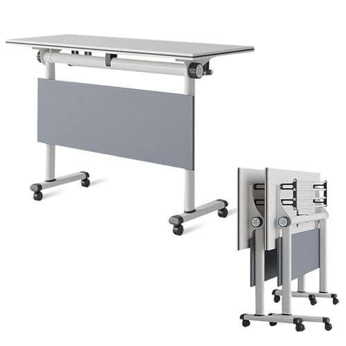 6FT Modern Large Mobile Meeting Table for Conferences Seminars and Negotiations Folding Conference Table for Easy Mobility von Widppsopt