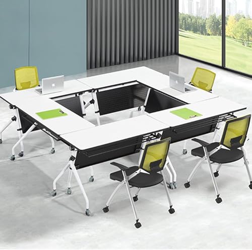 6ft Foldable Conference Table with Silent Caster Wheels Rectangular Meeting Room Tables for Mobile Conference Room 6ft Foldable Conference Table with Silent Caster Wheels Rectangular Meeting Room Tables for Mobile Conference Room von Widppsopt