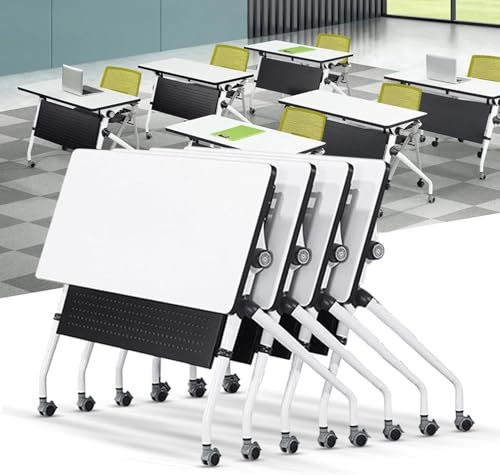 6ft Folding Conference Room Table Modular Large Seminar Desk with Silent Caster Wheels Flip Top Design for Easy Storage Room Club Table for Meetings and Events 6ft Folding Conference Room Table Modular Large Seminar Desk with Silent Caster Wheels Flip Top Design for Easy Storage Room Club Table for Meetings and Events von Widppsopt