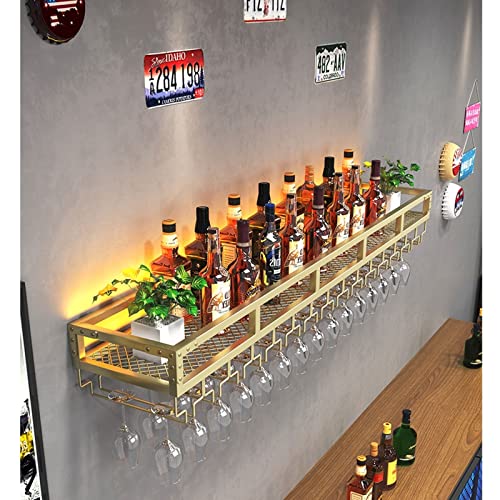An der Wand montierter Weinglashalter - Hängender Weinregal-Ausstellungsständer - Wandregale aus Schmiedeeisen, Hängendes Lagerregal aus Schmiedeeisen, Amerikanisches Retro-Weinglasregal/Pfl An der Wand montierter Weinglashalter - Hängender Weinregal-Ausstellungsständer - Wandregale aus Schmiedeeisen, Hängendes Lagerregal aus Schmiedeeisen, Amerikanisches Retro-Weinglasregal/Pfl von Widppsopt