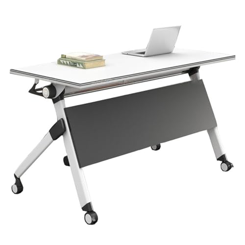 Folding Conference Table with Silent Wheels Mobile Flip Top Meeting Desk Rolling Training Table Portable Rectangular Conference Room Desk Set of 6 Folding Conference Table with Silent Wheels Mobile Flip Top Meeting Desk Rolling Training Table Portable Rectangular Conference Room Desk Set of 6 von Widppsopt