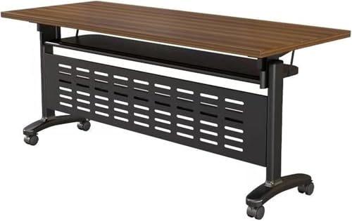 Folding Conference Table with Wheels, Stackable Mobile Meeting Tables, Space-Saving Flip Top Rolling Training Desk for Office, Classroom & Conference Room(47.2"x15.7"x29.5") von Widppsopt