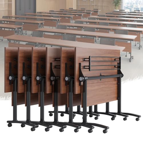 Folding Conference Table with Wheels Foldable Meeting Tables for Office Conference Room School Folding Conference Table with Wheels Foldable Meeting Tables for Office Conference Room School von Widppsopt