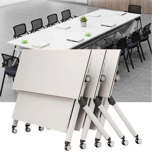 Modern Office Conference Room Folding Training Table with Caster Wheels Pack of 3 55in Modern Office Conference Room Folding Training Table with Caster Wheels Pack of 3 55in von Widppsopt