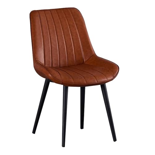 Widppsopt Esszimmerstuhl Moderns Lederkissen Sitzlehne Küchen mit Metallbeinen Tragkraft 220kg Raum Modern von Widppsopt