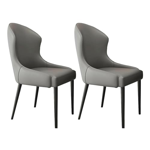 Widppsopt Esszimmerstuhl mit hoher Rückenlehne, gepolstert, 2er-Set, Mid-Century-Set mit Metallbeinen, Moderne Küchen Widppsopt Esszimmerstuhl mit hoher Rückenlehne, gepolstert, 2er-Set, Mid-Century-Set mit Metallbeinen, Moderne Küchen von Widppsopt