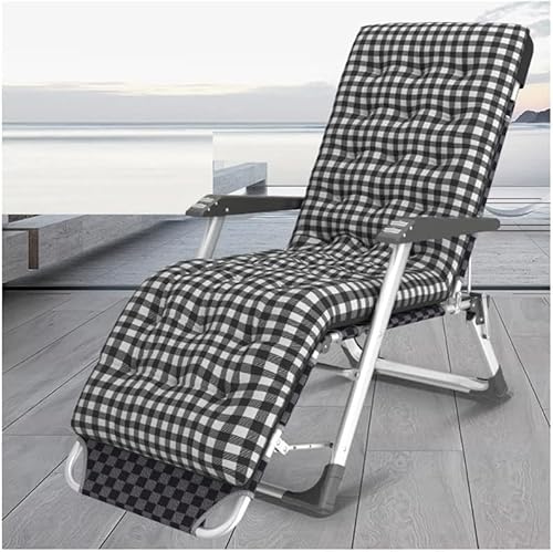 Widppsopt Gravity Chair Klappbarer Terrassen-Loungestuhl, Verstellbarer Liegestuhl für den Außenbereich mit Kissen und Massagearmlehnen (A+Kissen a) von Widppsopt