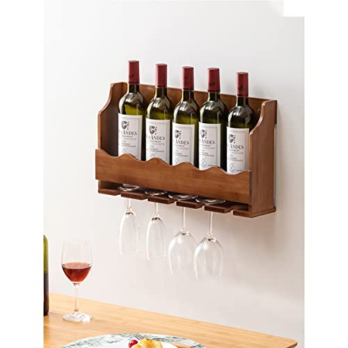 Widppsopt Weinglashalter zur Wandmontage – Hängender Weinregal-Präsentationsständer – Wandregale aus Massivholz, Weinregal zur Wandmontage, Weinflaschenregal/-Regal aus Massivholz für das Esszimmer Widppsopt Weinglashalter zur Wandmontage – Hängender Weinregal-Präsentationsständer – Wandregale aus Massivholz, Weinregal zur Wandmontage, Weinflaschenregal/-Regal aus Massivholz für das Esszimmer von Widppsopt