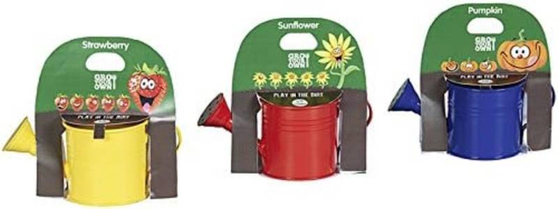 WieWin Gießkanne Gießkännchen m. Blu-Samen (1 Stück) farbig sortiert (1-tlg) von WieWin