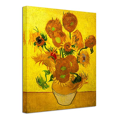 Wieco Art,Moderne abstrakte Blumen Giclée-Leinwanddrucke gespannt und gerahmt, Reproduktionsbilder auf Leinwand, Wandkunst für Heimdekoration von Wieco Art