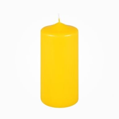 Premium Stumpenkerzen Zitrone 150 x 70 mm, 1 Stück von Wiedemann Kerzen