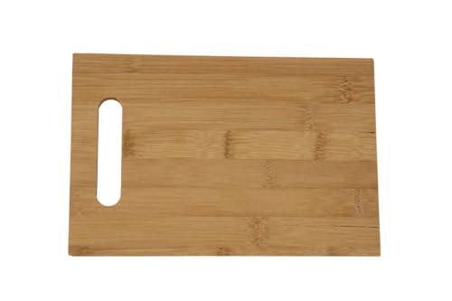 Schneidebrett aus Bambus-Holz 16 x 25 cm von Wiedemann Kerzen